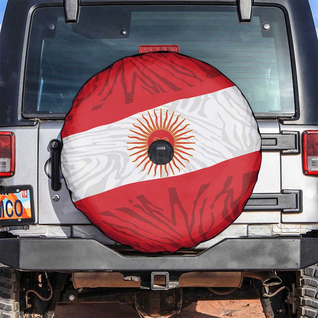 Peru Inti Spare Tire Cover 1822 Flag Stylized