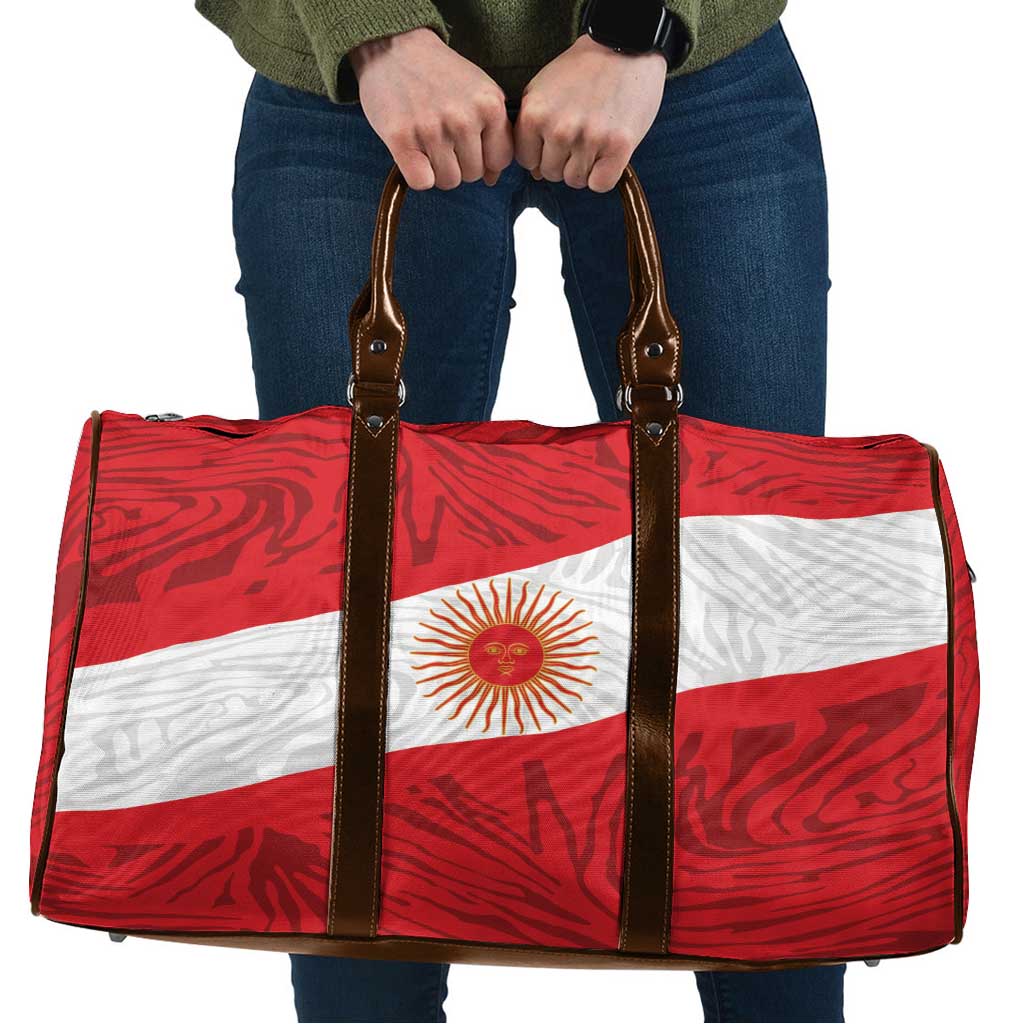 Peru Inti Travel Bag 1822 Flag Stylized