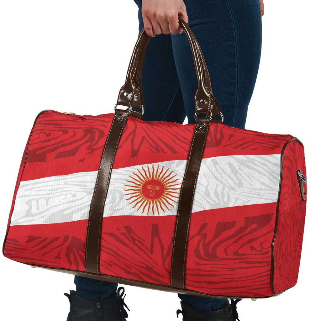 Peru Inti Travel Bag 1822 Flag Stylized