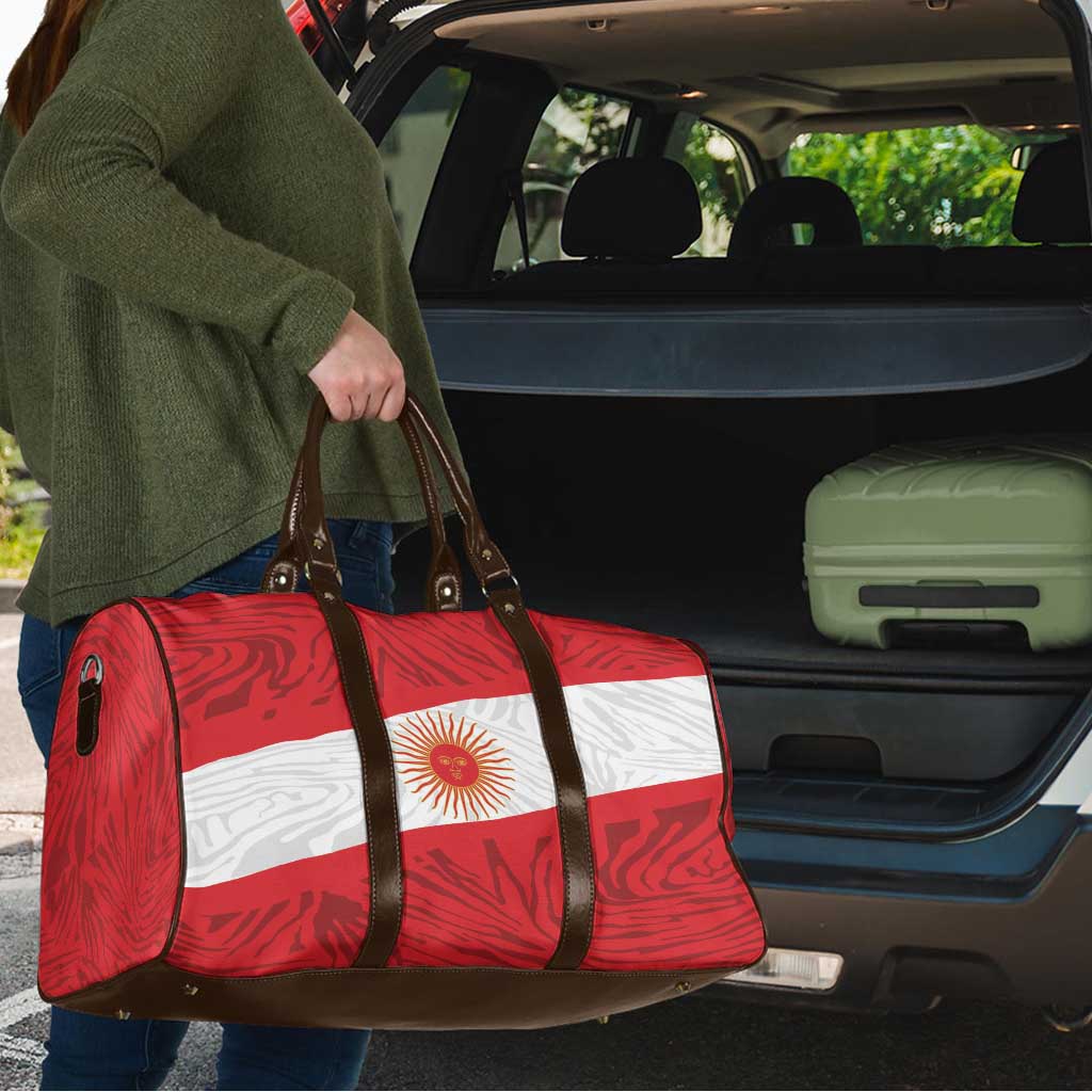 Peru Inti Travel Bag 1822 Flag Stylized