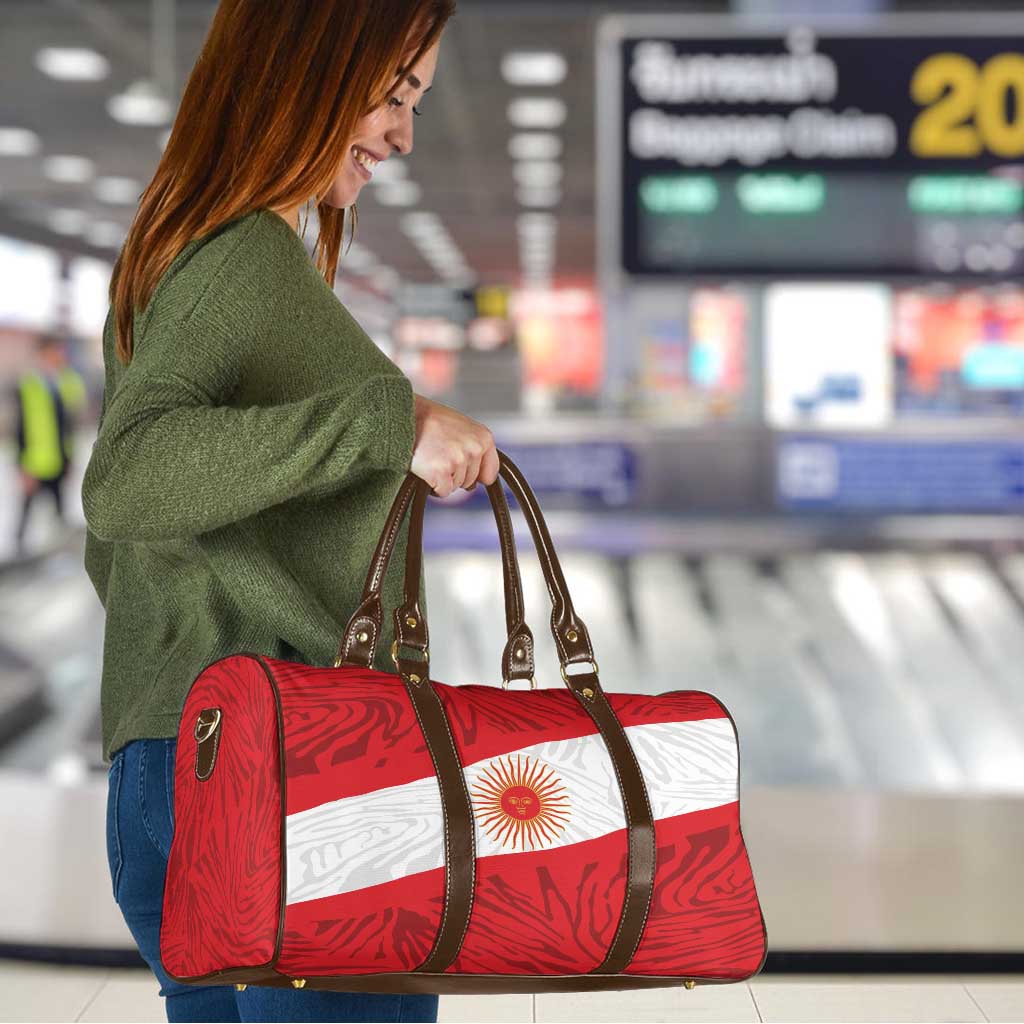 Peru Inti Travel Bag 1822 Flag Stylized