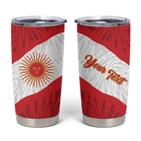 Personalized Peru Inti Tumbler Cup 1822 Flag Stylized