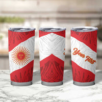 Personalized Peru Inti Tumbler Cup 1822 Flag Stylized