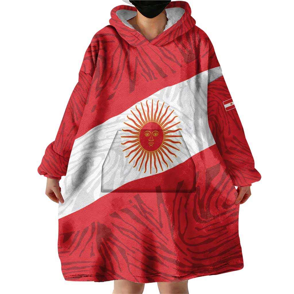 Personalized Peru Inti Wearable Blanket Hoodie 1822 Flag Stylized