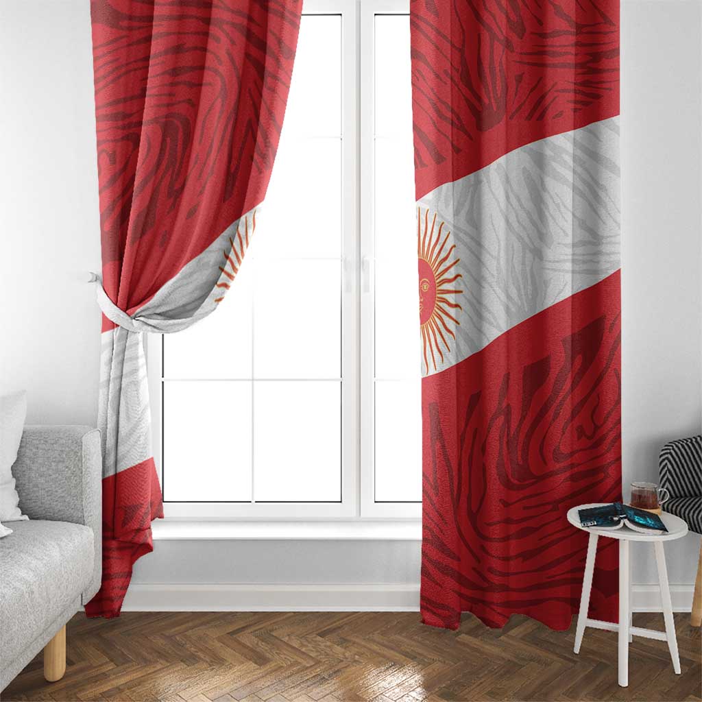 Peru Inti Window Curtain 1822 Flag Stylized