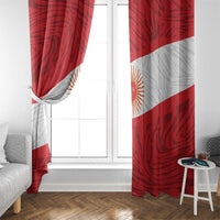Peru Inti Window Curtain 1822 Flag Stylized