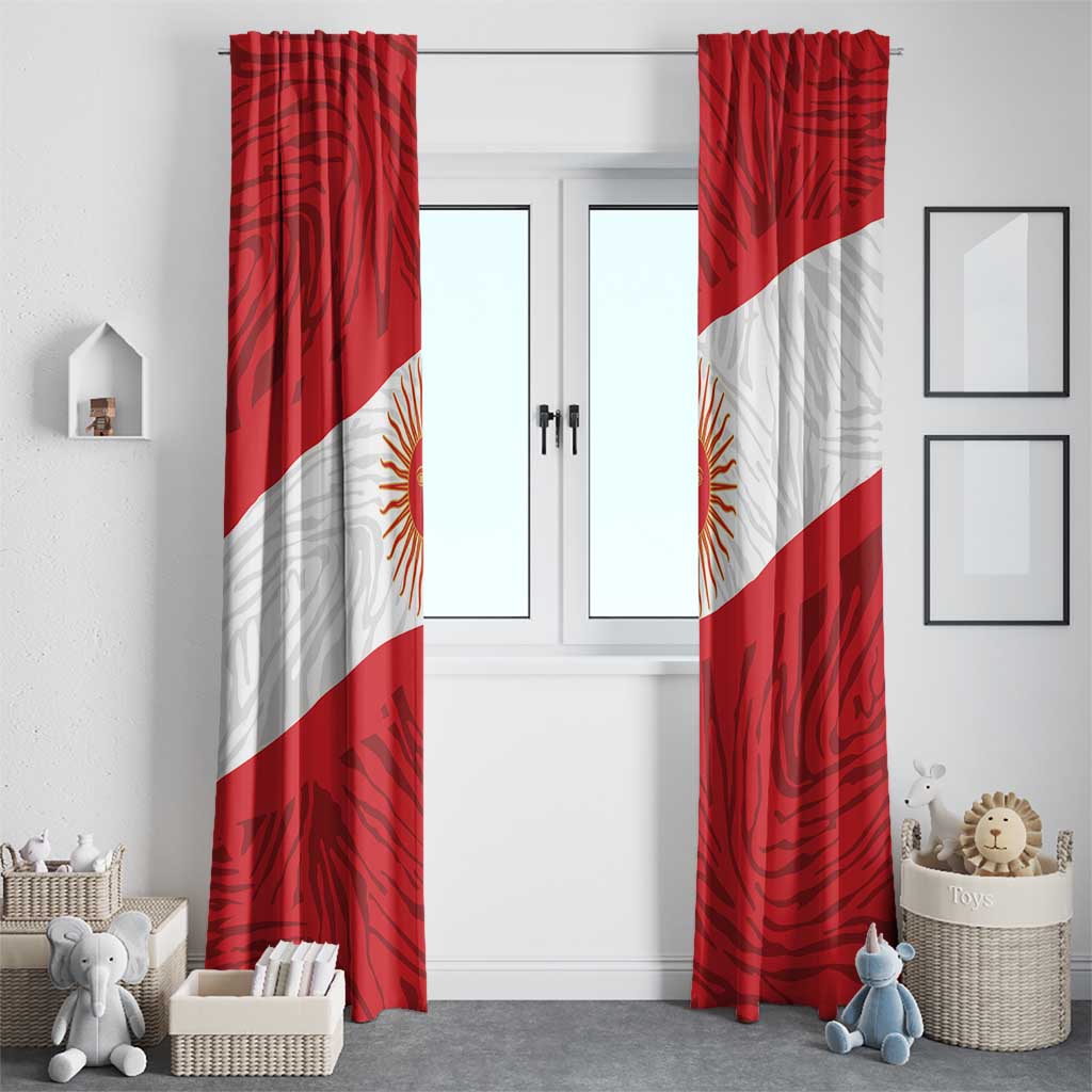 Peru Inti Window Curtain 1822 Flag Stylized