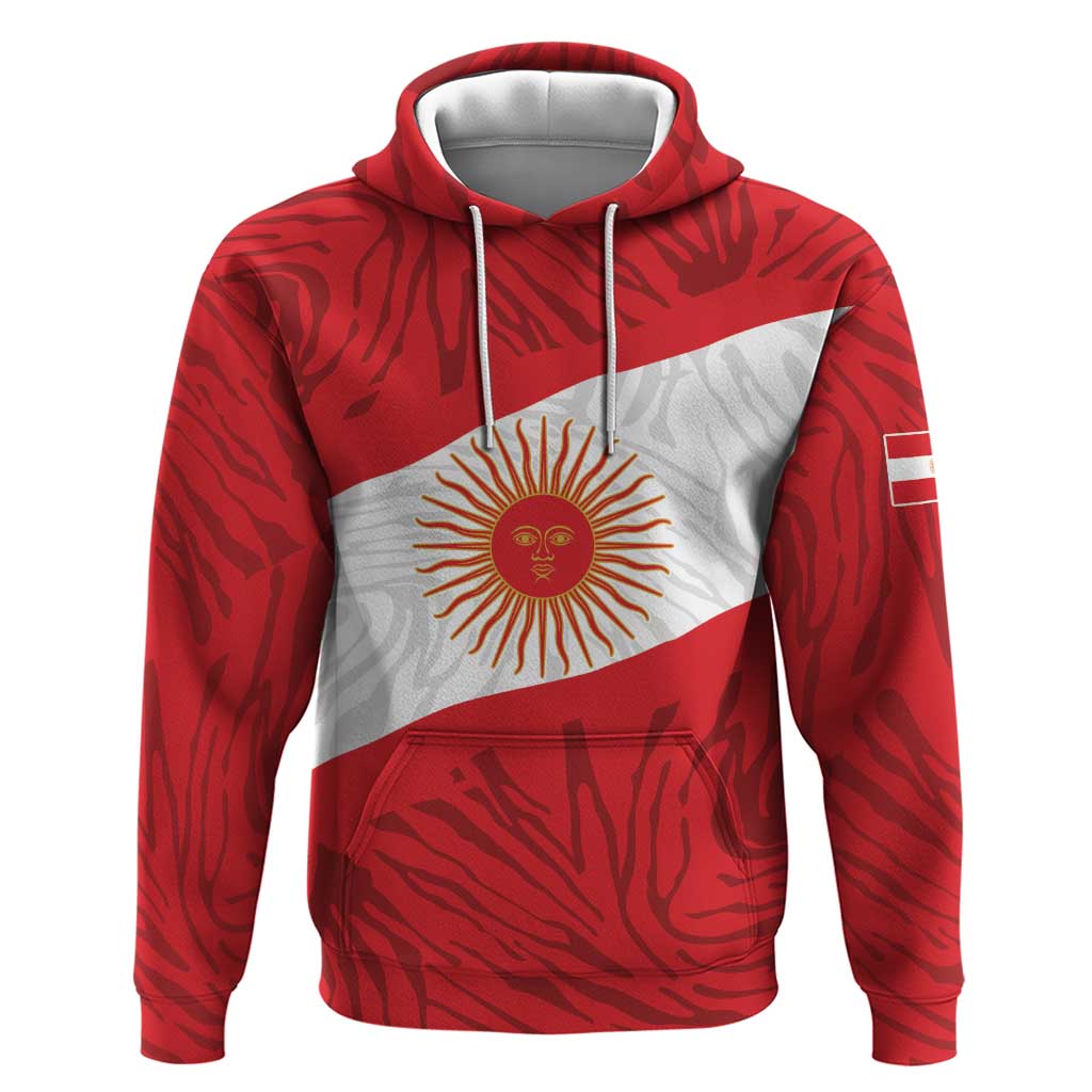 Personalized Peru Inti Zip Hoodie 1822 Flag Stylized