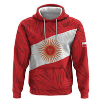 Personalized Peru Inti Zip Hoodie 1822 Flag Stylized