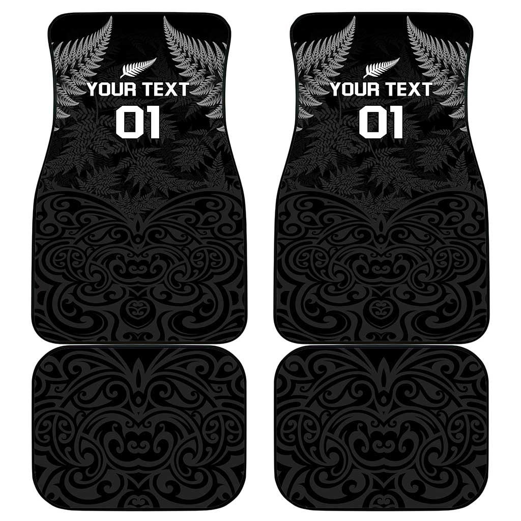 New Zealand 2024 Rugby Car Mats Silver Fern Aotearoa Kiwi - Wonder Print Shop