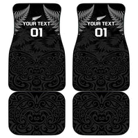 New Zealand 2024 Rugby Car Mats Silver Fern Aotearoa Kiwi - Wonder Print Shop