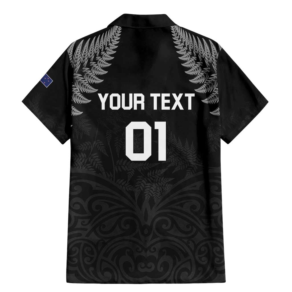 Custom New Zealand 2024 Rugby Family Matching Mermaid Dress and Hawaiian Shirt Silver Fern Aotearoa Kiwi - Wonder Print Shop