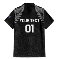 Custom New Zealand 2024 Rugby Family Matching Mermaid Dress and Hawaiian Shirt Silver Fern Aotearoa Kiwi - Wonder Print Shop