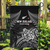 New Zealand 2024 Rugby Garden Flag Silver Fern Aotearoa Kiwi - Wonder Print Shop