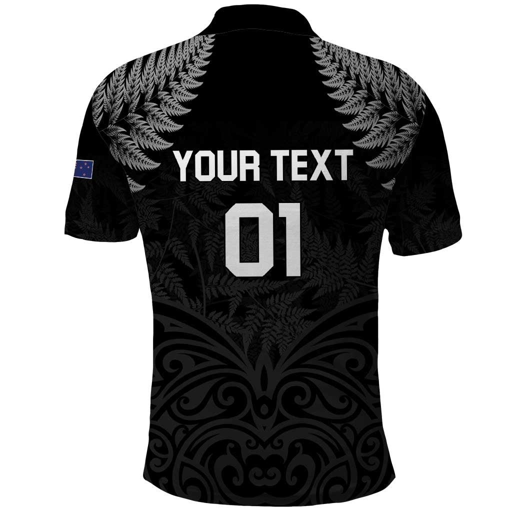 Custom New Zealand 2024 Rugby Polo Shirt Silver Fern Aotearoa Kiwi - Wonder Print Shop