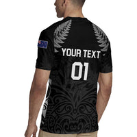 Custom New Zealand 2024 Rugby Rugby Jersey Silver Fern Aotearoa Kiwi - Wonder Print Shop