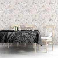 New Zealand 2024 Rugby Tablecloth Silver Fern Aotearoa Kiwi - Wonder Print Shop