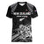 Custom New Zealand 2024 Rugby Women V-Neck T-Shirt Silver Fern Aotearoa Kiwi - Wonder Print Shop