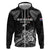 Custom New Zealand 2024 Rugby Zip Hoodie Silver Fern Aotearoa Kiwi - Wonder Print Shop