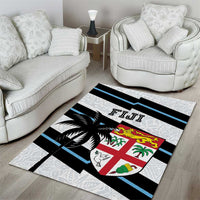 Fiji 2024 Rugby Area Rug Fijian Tapa Pattern - Wonder Print Shop