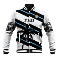 Custom Fiji 2024 Rugby Baseball Jacket Fijian Tapa Pattern - Wonder Print Shop