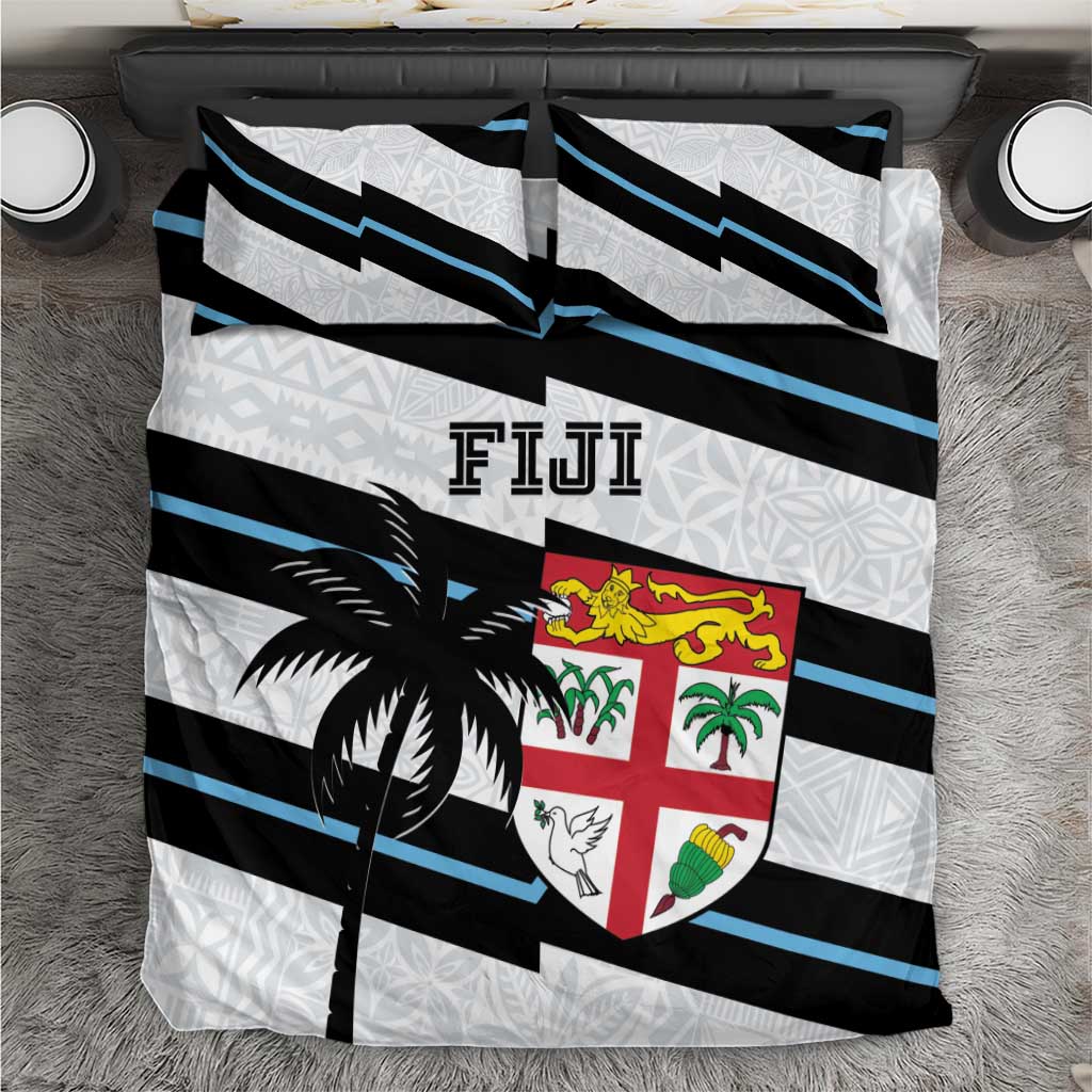 Fiji 2024 Rugby Bedding Set Fijian Tapa Pattern - Wonder Print Shop
