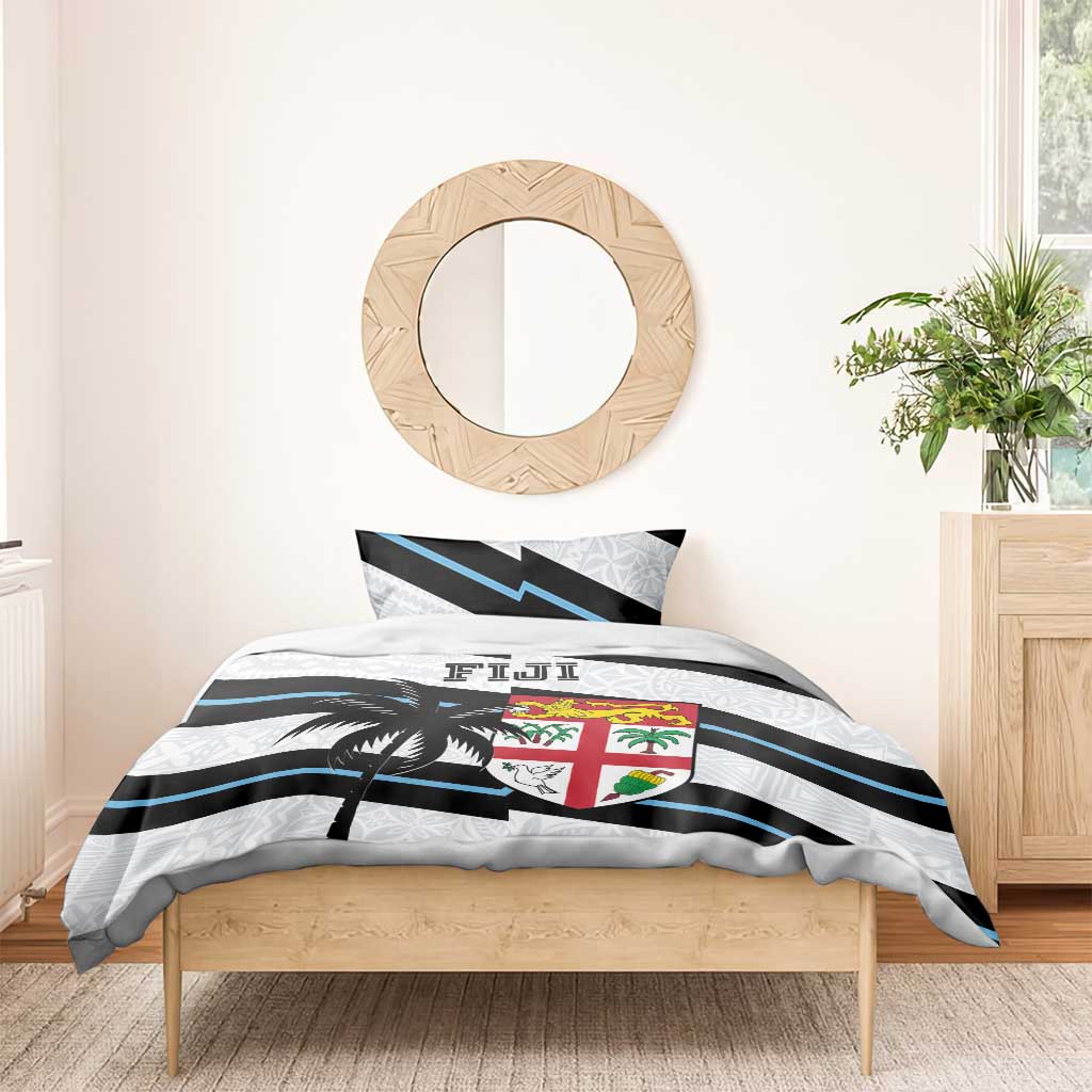 Fiji 2024 Rugby Bedding Set Fijian Tapa Pattern - Wonder Print Shop