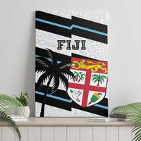 Fiji 2024 Rugby Canvas Wall Art Fijian Tapa Pattern - Wonder Print Shop