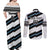 Custom Fiji 2024 Rugby Couples Matching Off Shoulder Maxi Dress and Long Sleeve Button Shirt Fijian Tapa Pattern - Wonder Print Shop