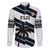 Custom Fiji 2024 Rugby Family Matching Off The Shoulder Long Sleeve Dress and Hawaiian Shirt Fijian Tapa Pattern - Wonder Print Shop