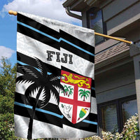 Fiji 2024 Rugby Garden Flag Fijian Tapa Pattern - Wonder Print Shop