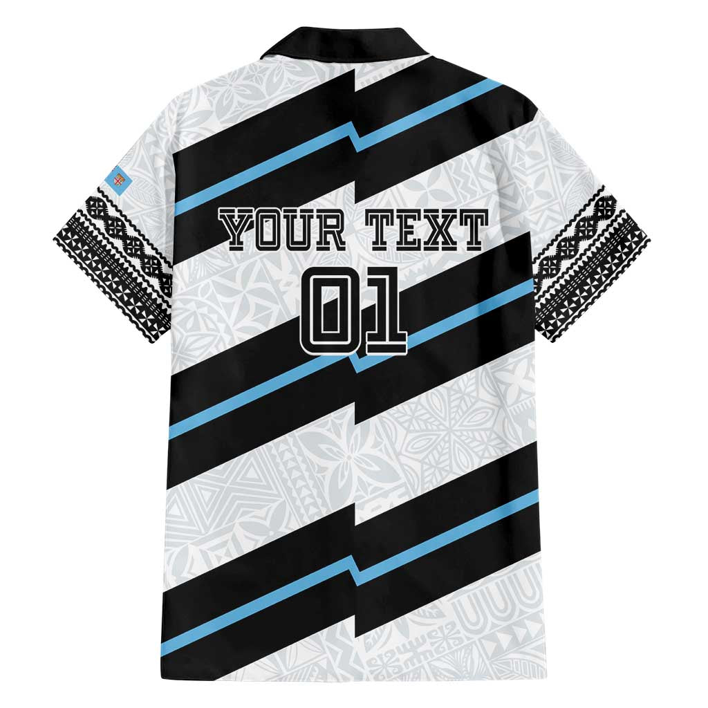 Custom Fiji 2024 Rugby Hawaiian Shirt Fijian Tapa Pattern - Wonder Print Shop