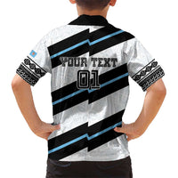 Custom Fiji 2024 Rugby Kid Hawaiian Shirt Fijian Tapa Pattern - Wonder Print Shop