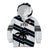 Custom Fiji 2024 Rugby Kid Hoodie Fijian Tapa Pattern - Wonder Print Shop