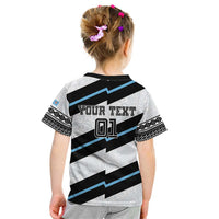 Custom Fiji 2024 Rugby Kid T Shirt Fijian Tapa Pattern - Wonder Print Shop