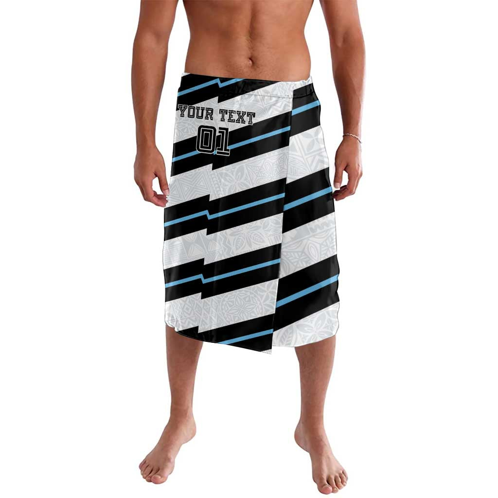 Custom Fiji 2024 Rugby Lavalava Fijian Tapa Pattern - Wonder Print Shop