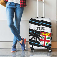 Fiji 2024 Rugby Luggage Cover Fijian Tapa Pattern - Wonder Print Shop