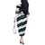 Custom Fiji 2024 Rugby Off The Shoulder Long Sleeve Dress Fijian Tapa Pattern - Wonder Print Shop