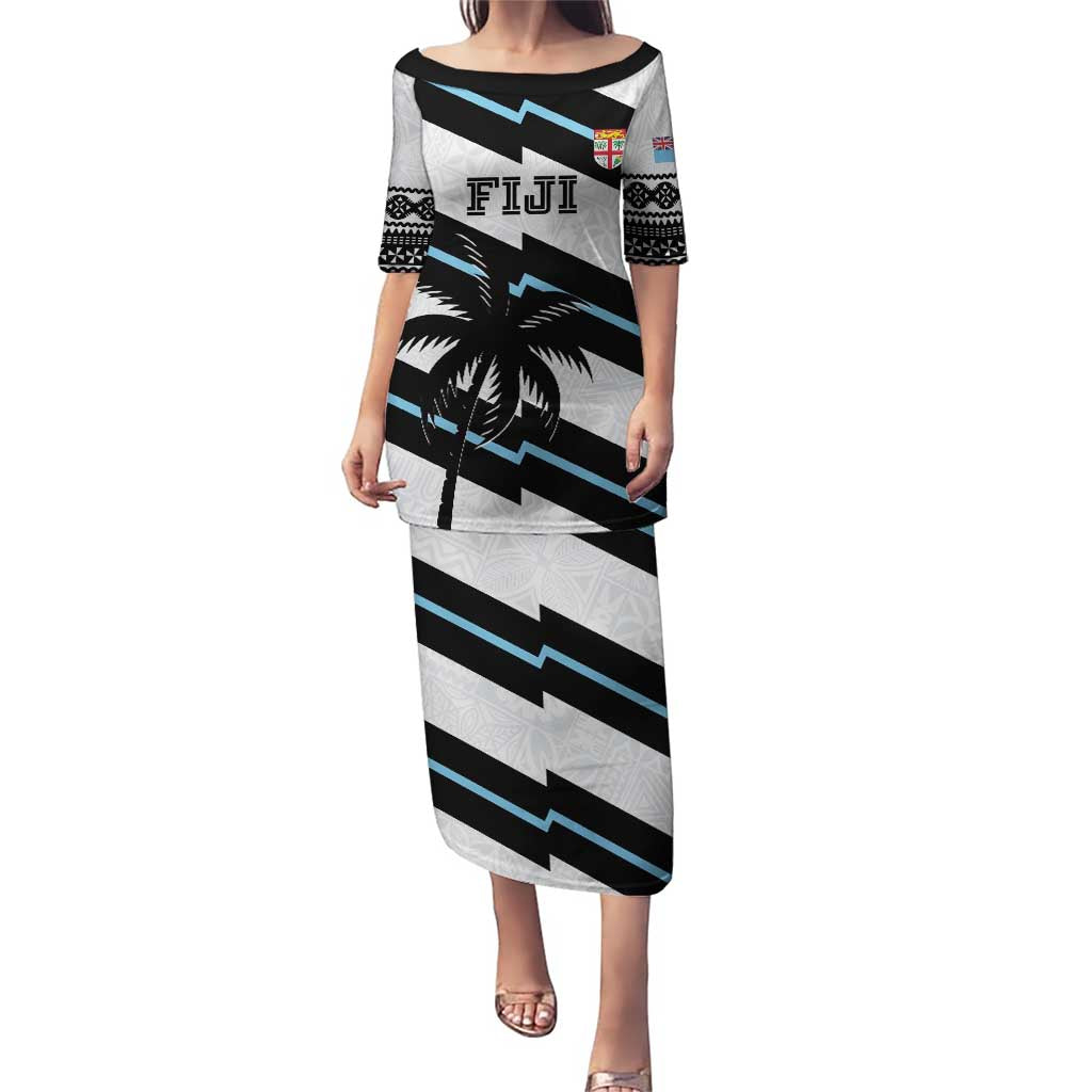 Custom Fiji 2024 Rugby Puletasi Fijian Tapa Pattern - Wonder Print Shop