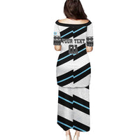 Custom Fiji 2024 Rugby Puletasi Fijian Tapa Pattern - Wonder Print Shop