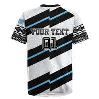 Custom Fiji 2024 Rugby Rugby Jersey Fijian Tapa Pattern - Wonder Print Shop