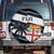 Fiji 2024 Rugby Spare Tire Cover Fijian Tapa Pattern - Wonder Print Shop