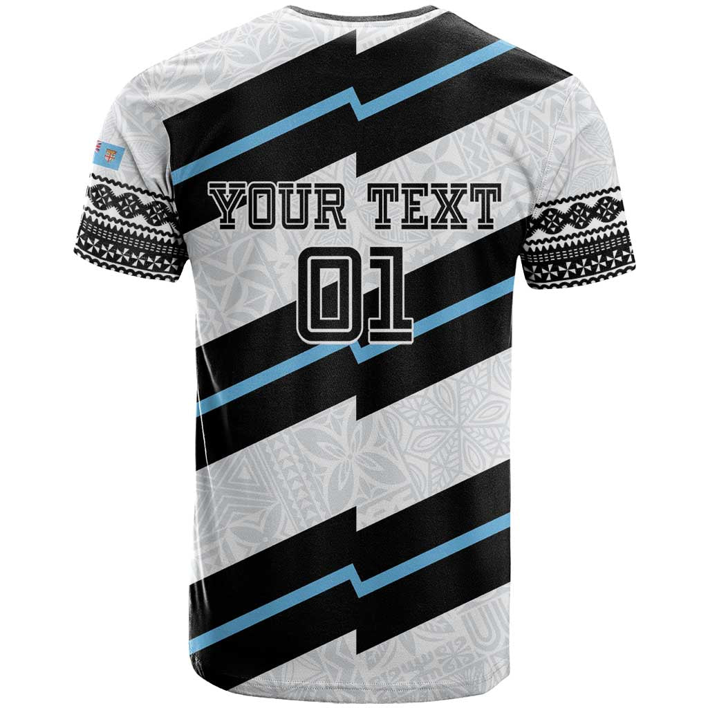 Custom Fiji 2024 Rugby T Shirt Fijian Tapa Pattern - Wonder Print Shop