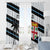 Fiji 2024 Rugby Window Curtain Fijian Tapa Pattern - Wonder Print Shop