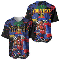 Personalized Haiti Soccer Pride Baseball Jersey Ayiti Nan Mondyal 2026