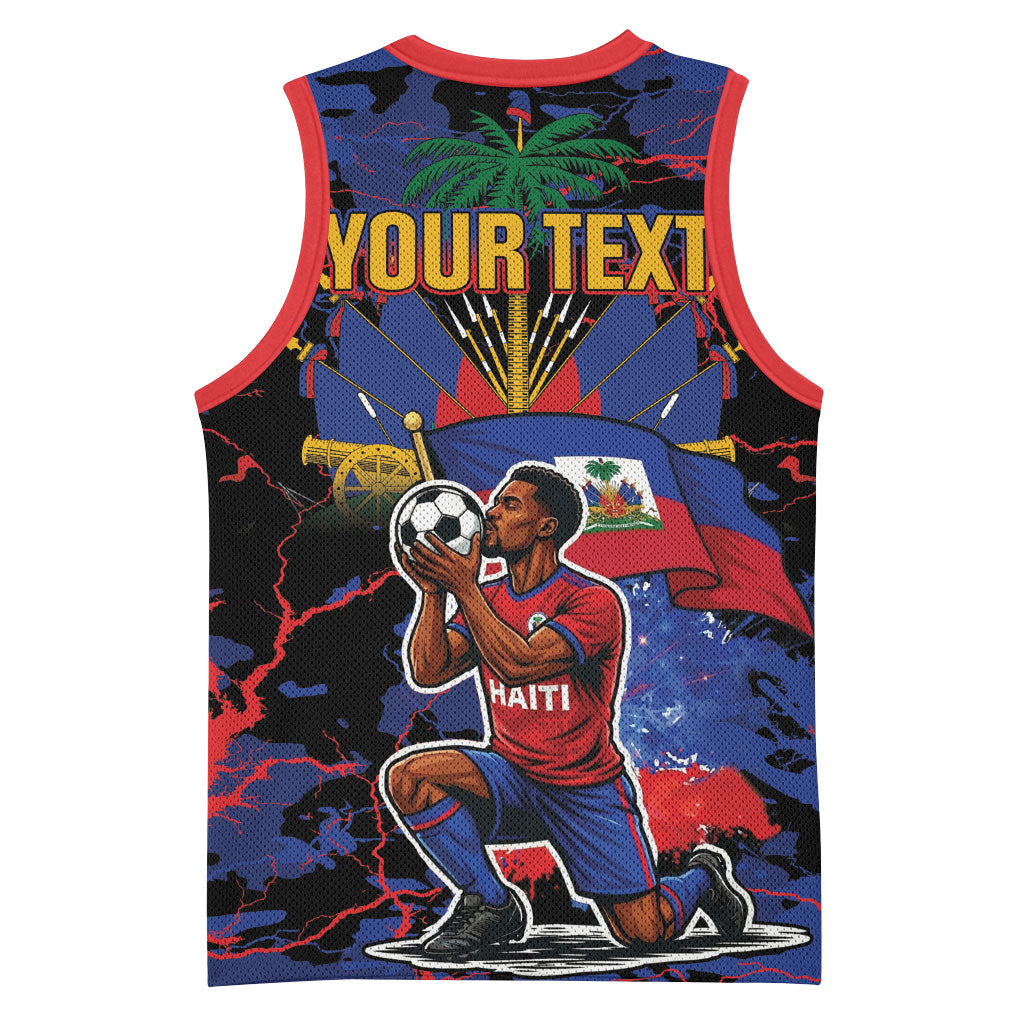 Personalized Haiti Soccer Pride Basketball Jersey Ayiti Nan Mondyal 2026