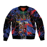 Personalized Haiti Soccer Pride Bomber Jacket Ayiti Nan Mondyal 2026