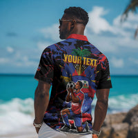 Personalized Haiti Soccer Pride Hawaiian Shirt Ayiti Nan Mondyal 2026 LT01