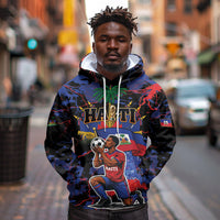 Personalized Haiti Soccer Pride Hoodie Ayiti Nan Mondyal 2026