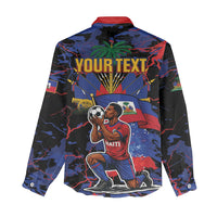 Personalized Haiti Soccer Pride Women Casual Shirt Ayiti Nan Mondyal 2026